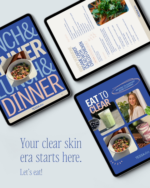 New! Eat to Clear Acne-Recipe E-book